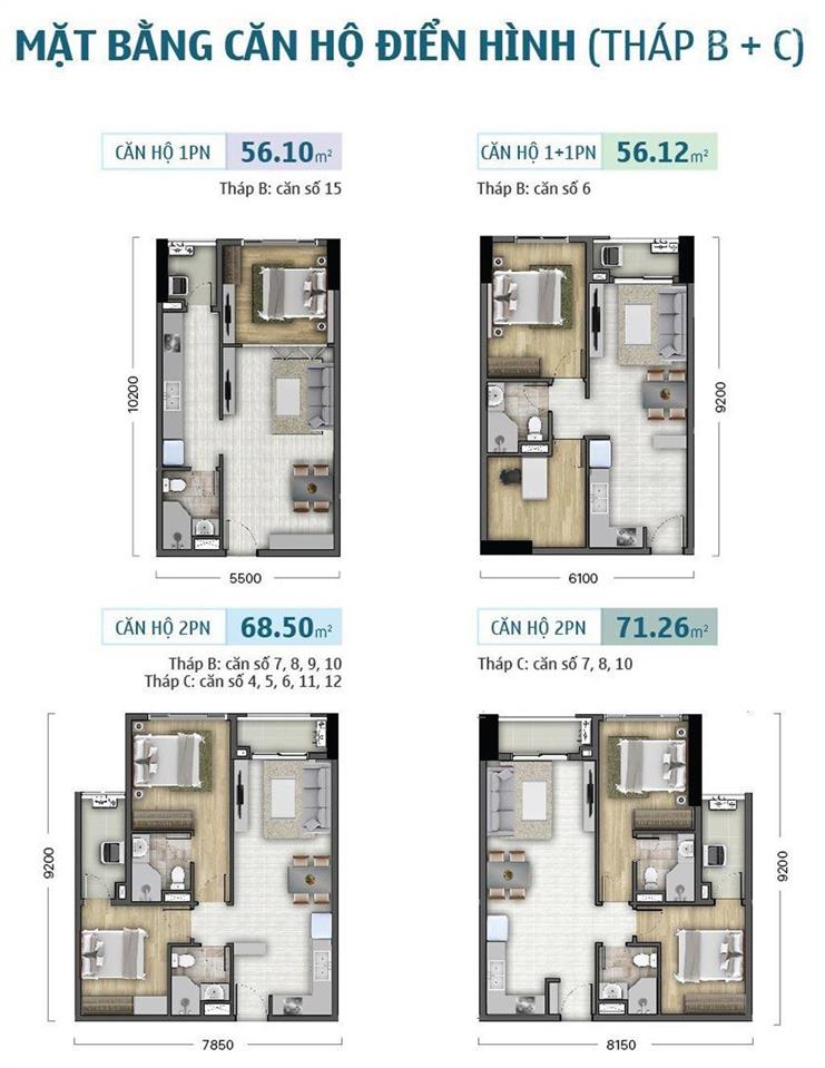 Chủ kẹt bank nên bán rất nhanh căn hộ 2pn+2wc botanica premier 75m 2pn+2wc giá tốt 5,4 tỷ