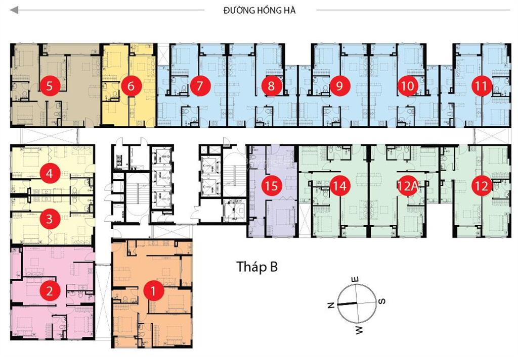 Chủ nợ bank nên bán rất nhanh căn hộ 2pn+2wc botanica premier 75m 2pn+2wc giá tốt 5,4tỷ