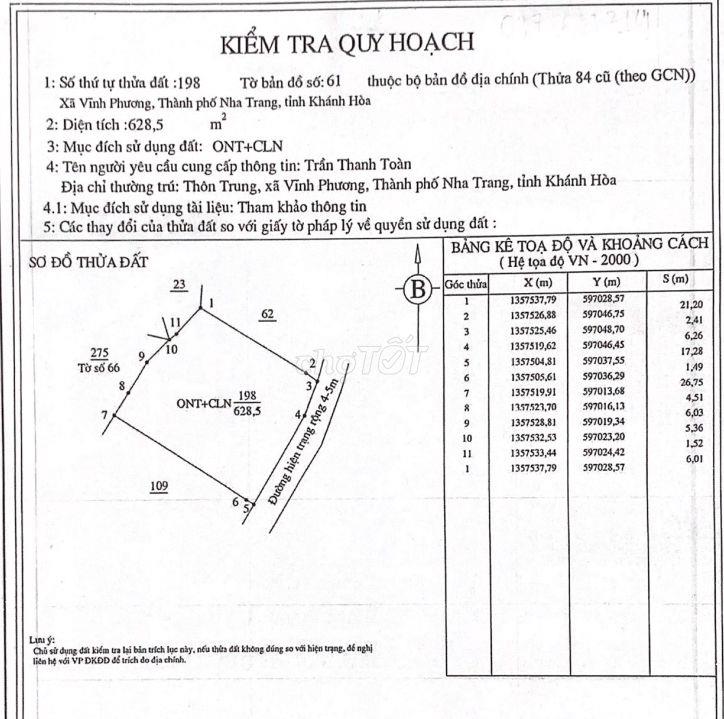 (Phát Mại) 2 căn liền kề 20 x 28.3 (578m2) Giá tốt Nha Trang