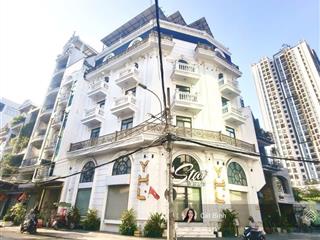 Bán tòa nhà góc 2 mặt tiền 283a cmt8 quận 10. doanh thu = 250 tr/tháng, hầm 7 tầng