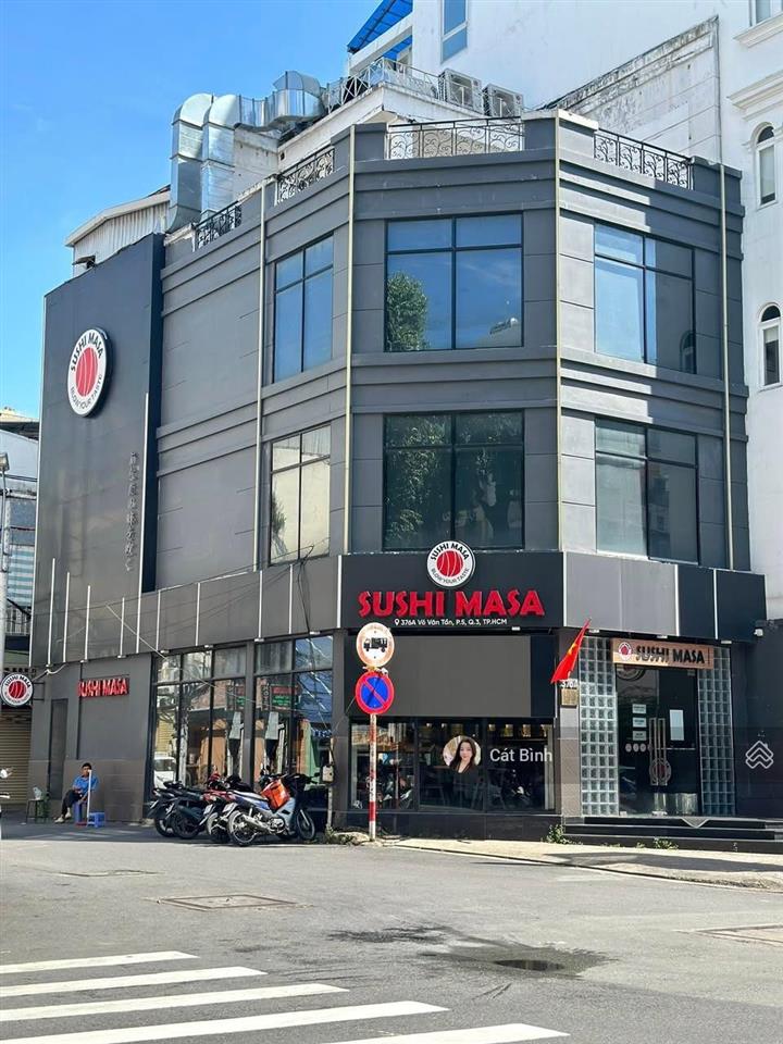 Bán gấp building 2 mặt tiền võ văn tần, quận 3  hầm 8 lầu, thuê 240 triệu/th giá 86 tỷ