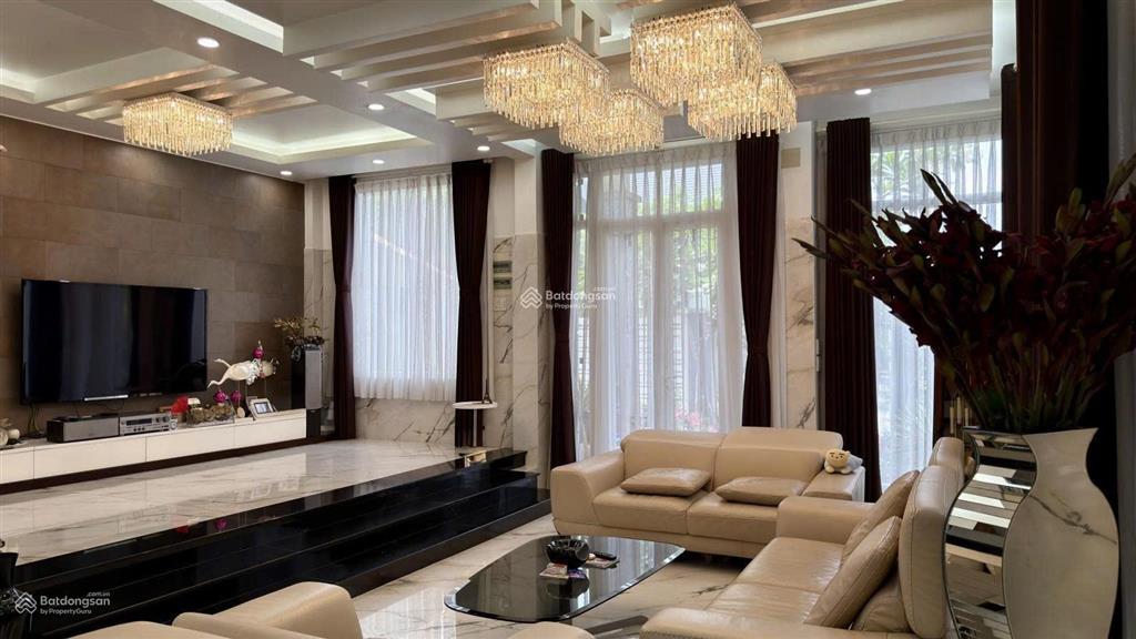 Định cư nên bán biệt thự đẹp đường số 17, an phú  hầm, trệt, 2 tầng full nội thất giá chỉ 67 tỷ