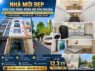 Bán nhà riêng 50m2, 12,3 tỷ tại nguyễn thị huỳnh, phú nhuận, hồ chí minh