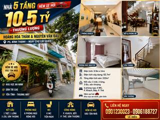 Nhà riêng 6pn, 6wc tại nguyễn văn đậu, bình lợi trung, hồ chí minh, chỉ với giá siêu hời 10,5 tỷ