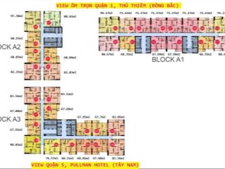 The grand manhattan a3 căn 2pn 68m², giá 15 tỷ bao thuế phí, trung tâm sài gòn |  0908 457 48!