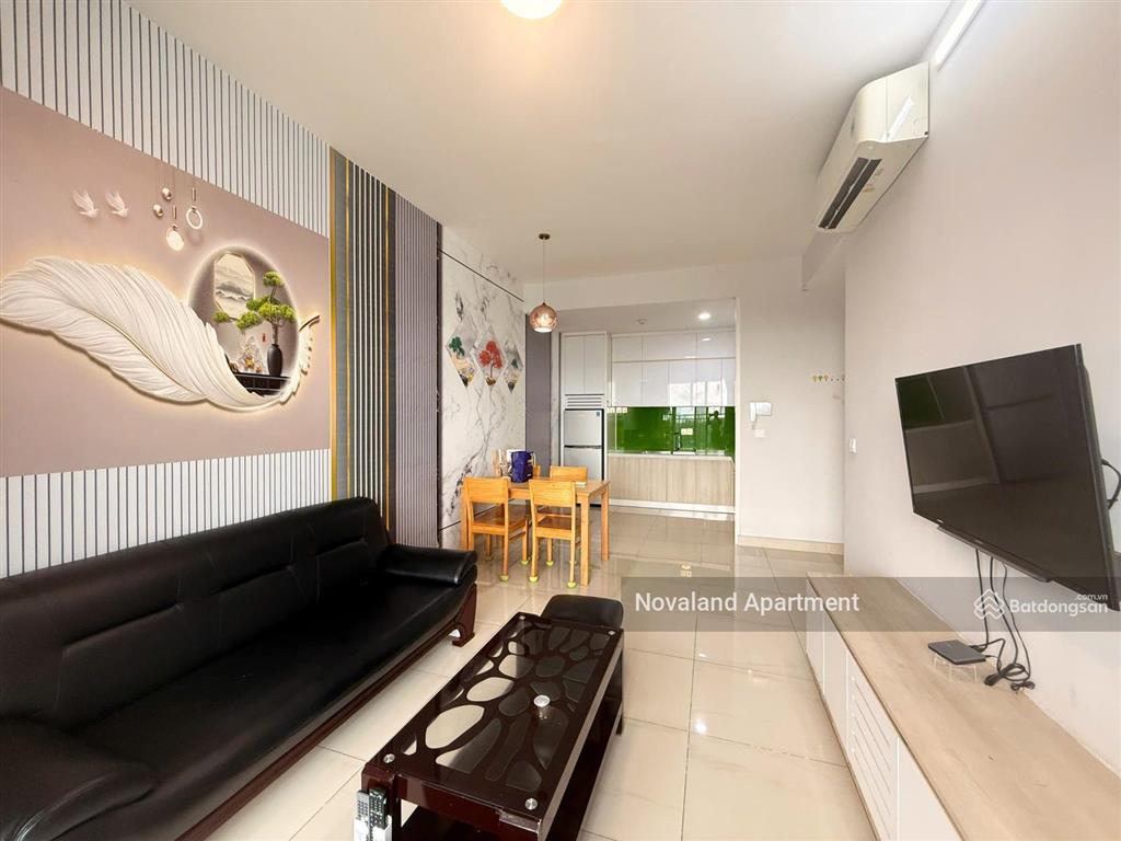 Cho thuê căn hộ 2pn/2wc/75m2  17.000.000 vnd/tháng có sẵn nội thất  tòa golden mansion, novaland