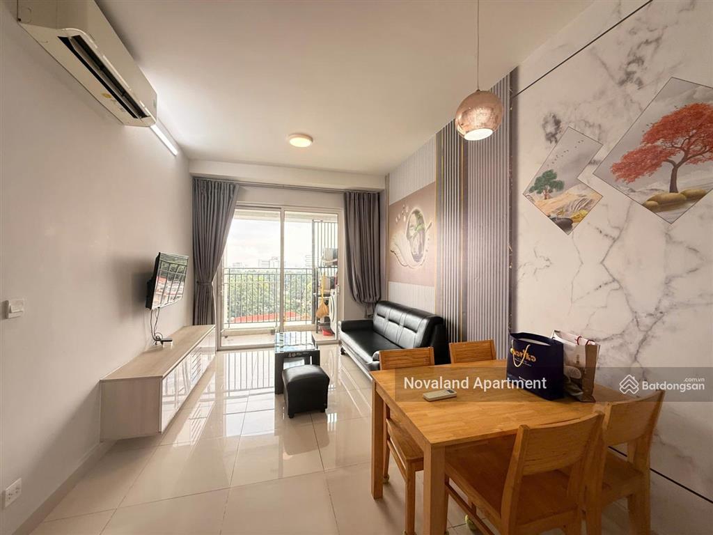 Cho thuê căn hộ 2pn/2wc/75m2  17.000.000 vnd/tháng có sẵn nội thất  tòa golden mansion, novaland