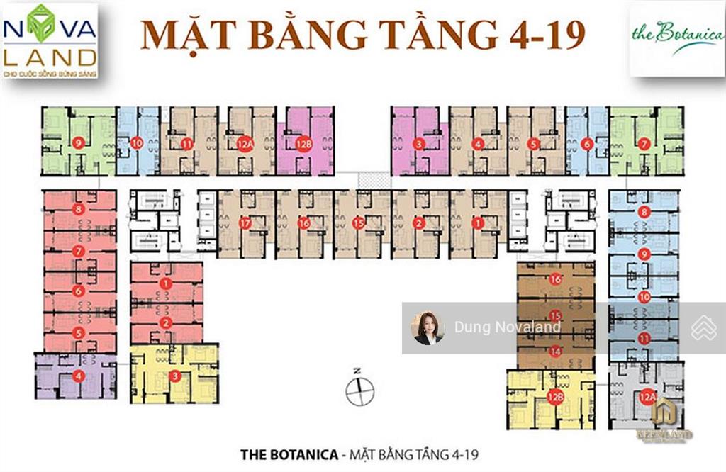 Hot deal siêu hời! dt 70m2 chỉ 5,450 tỷ chìa khoá trao tay, tại the botanica  novaland tân bình