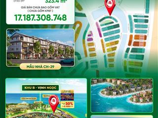 Nhà phố vinhomes cần giờ  as5 dọc sông, hđ thuê 85 triệu/ tháng, kinh doanh 24/7