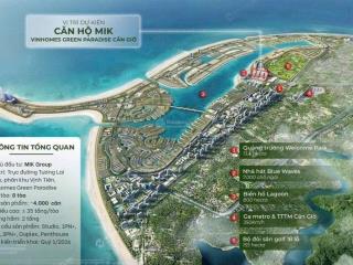 Chính thức nhận booking căn hộ mik vinhomes cần giờ  gđ1 quỹ căn đẹp nhất, giá tốt nhất