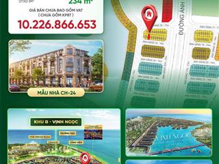 Duy nhất căn nhà phố 10,226 tỷ rẻ nhất vinhomes cần giờ  vị trí đẹp ngay khu ánh sáng trung tâm