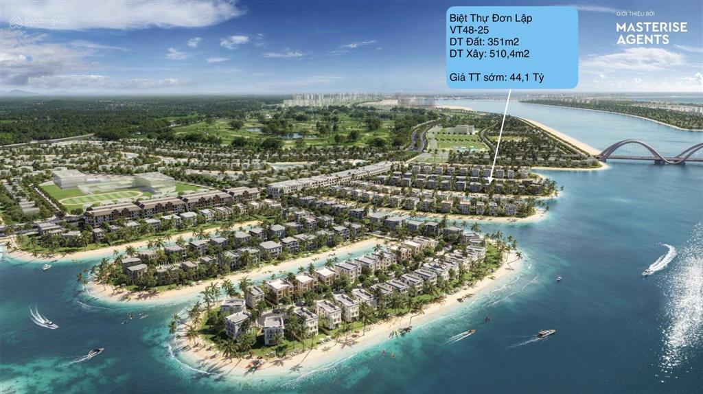 Cực hiếm! biệt thự đơn lập vinhomes cần giờ ngay đầu móng tay, có bãi biển riêng,đảo riêng tư 44 tỷ