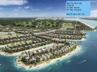 Cực hiếm! biệt thự đơn lập vinhomes cần giờ ngay đầu móng tay, có bãi biển riêng,đảo riêng tư 44 tỷ