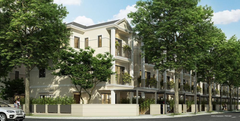 Cho thuê biệt thự liền kề ninesouth, nhà đẹp full nội thất, giá 30 triệu/tháng
