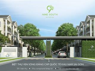 Cho thuê biệt thự liền kề ninesouth, nhà đẹp full nội thất, giá 30 triệu/tháng