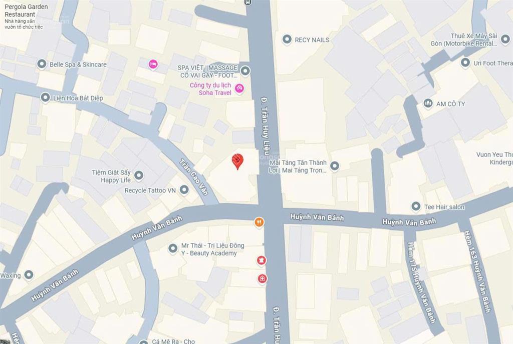 Góc 2mt số 71a trần huy liệu, phú nhuận 4x18m + 4 lầu = 60tr/th