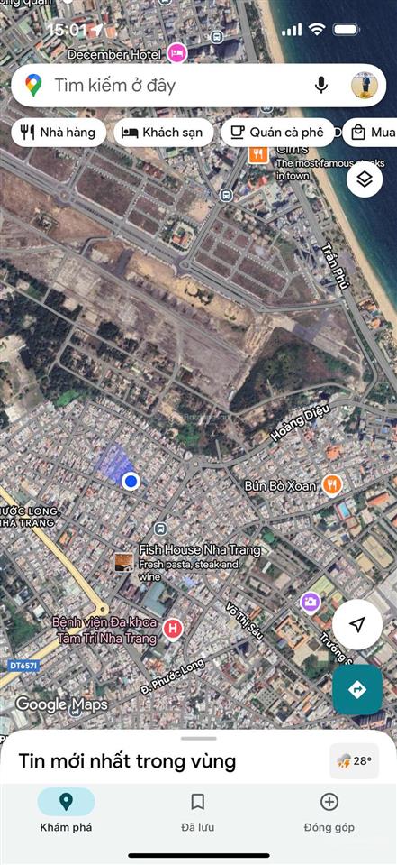 Bán nhanh lô đât đẹp gần biển nha trang