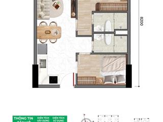 Cần tiền bán lỗ 25 triệu căn 2pn. giá hd 2,262 tỷ dự án bcons asahi từ tập đoàn bcons  nhật bản