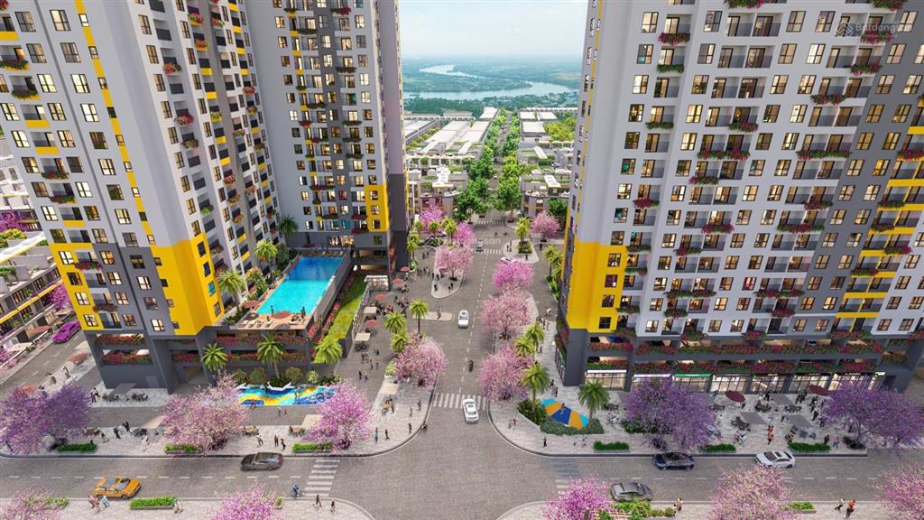 Nhà phố 1 trệt 2 lầu 1 tum, giá 3,5 tỷ tt 20% nhận nhà tại kdt 15ha bcons city life tân uyên tphcm