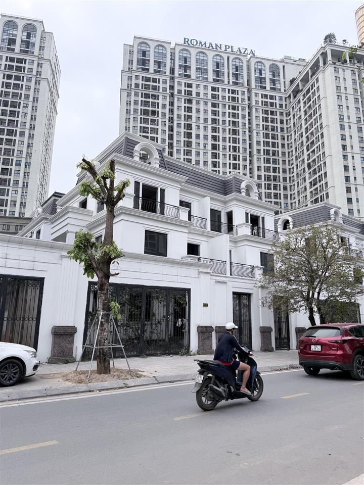 Biệt thự song lập 196,7m roman plaza tố hữu, sẵn sổ đỏ lâu dài,sử dụng ngay,mt 11m giá chỉ 195tr/m