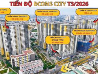 Căn hộ 3pn, tại tháp diamond dự án bcons giá tốt nhận nhà quý lll/2026  0938 553 ***
