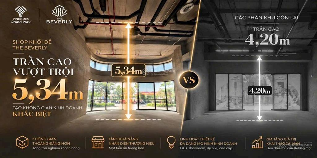 Mua bán shophouse the beverly  vinhomes grand park giá tốt t10/2026
