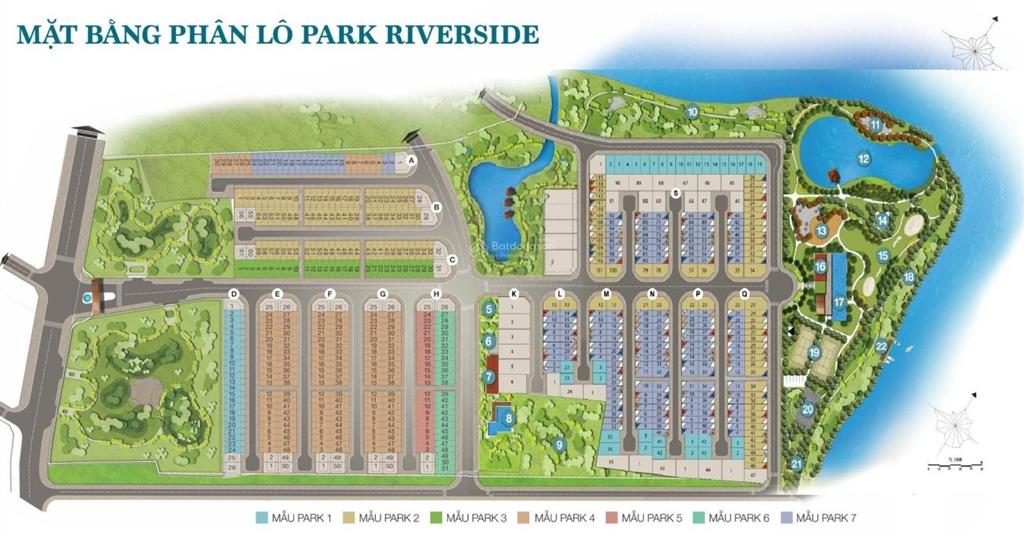 Bán nhà phố park riverside giá từ 9,5 tỷ.  tấn giàu 0909 121 ***
