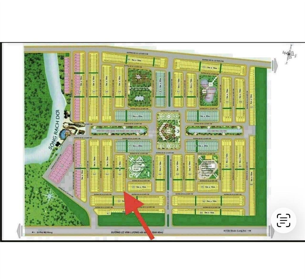 Chính chủ bán gấp nền saigon village view công viên đường 12m. 80m2 sổ sẵn. giá 1 tỷ 820
