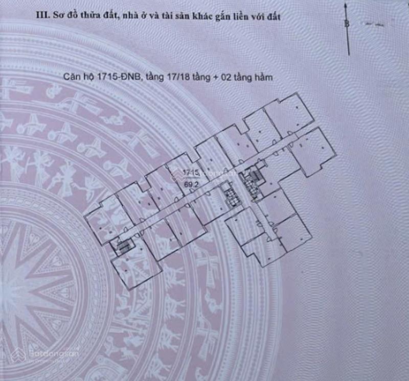 Chính chủ bán phòng 1715 chung cư homelands tòa 2b, ban công view hồ điều hòa + vin cổ loa