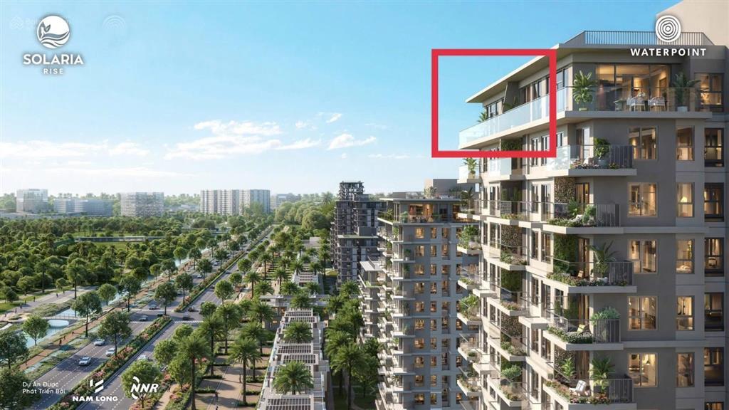 Tophouse 4 tỷ solaria rise view triệu đô, sân vườn riêng dt 128m2