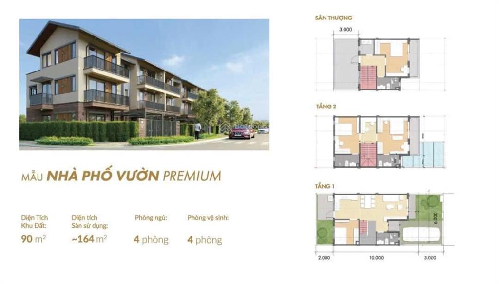 Nhà phố vườn 2 lầu waterpoint  giá 4.7 tỷ