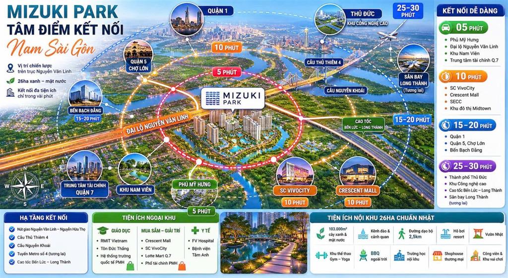 Căn góc 2 phòng ngủ 2 wc 2 mặt view nội khu và sông thoáng mát trellia cove 74m2