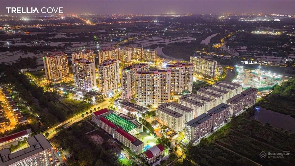 Bán căn tầng 8 hướng đông nam view kênh đào trellia cove 5ty355