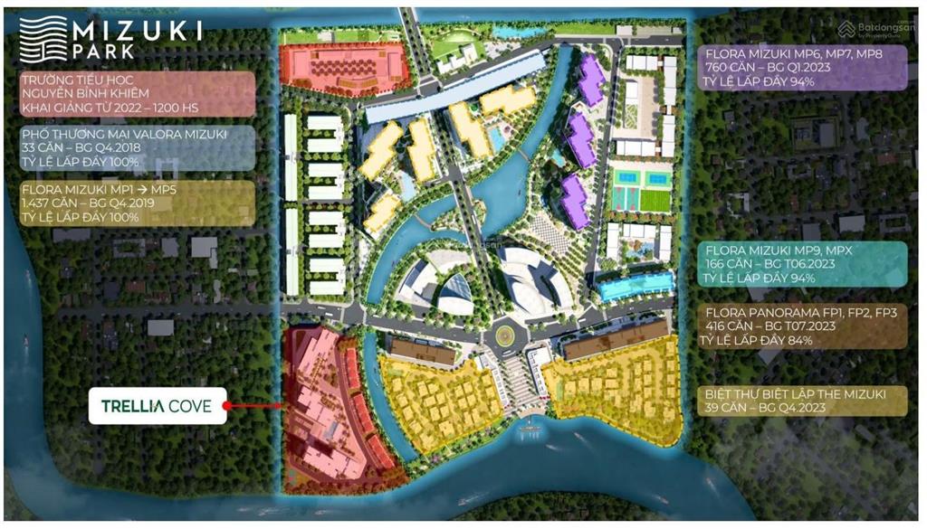 Hình ảnh thực tế căn hộ 3 phòng ngủ trellia cove 97m2