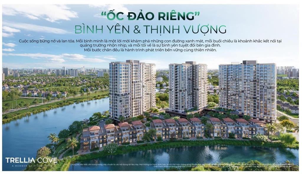 Hình ảnh thực tế căn hộ 3 phòng ngủ trellia cove 97m2