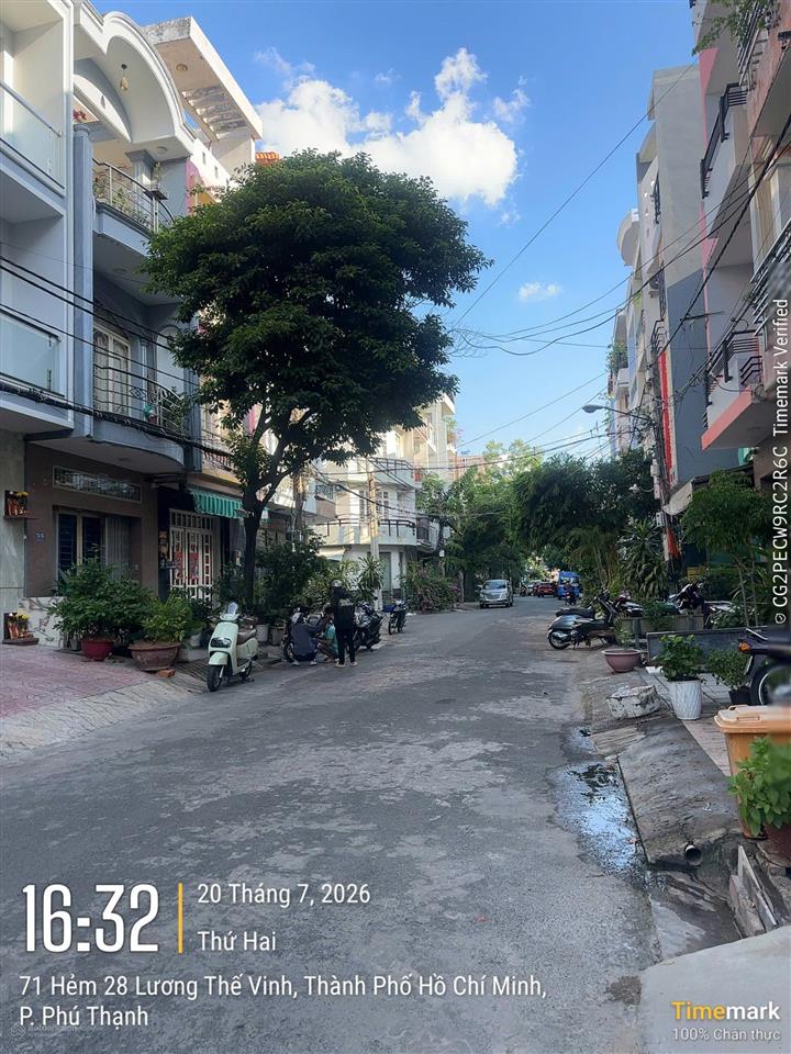 Khu 28 lương thế vinh, 4,4x16 cấp 4, đường 12m