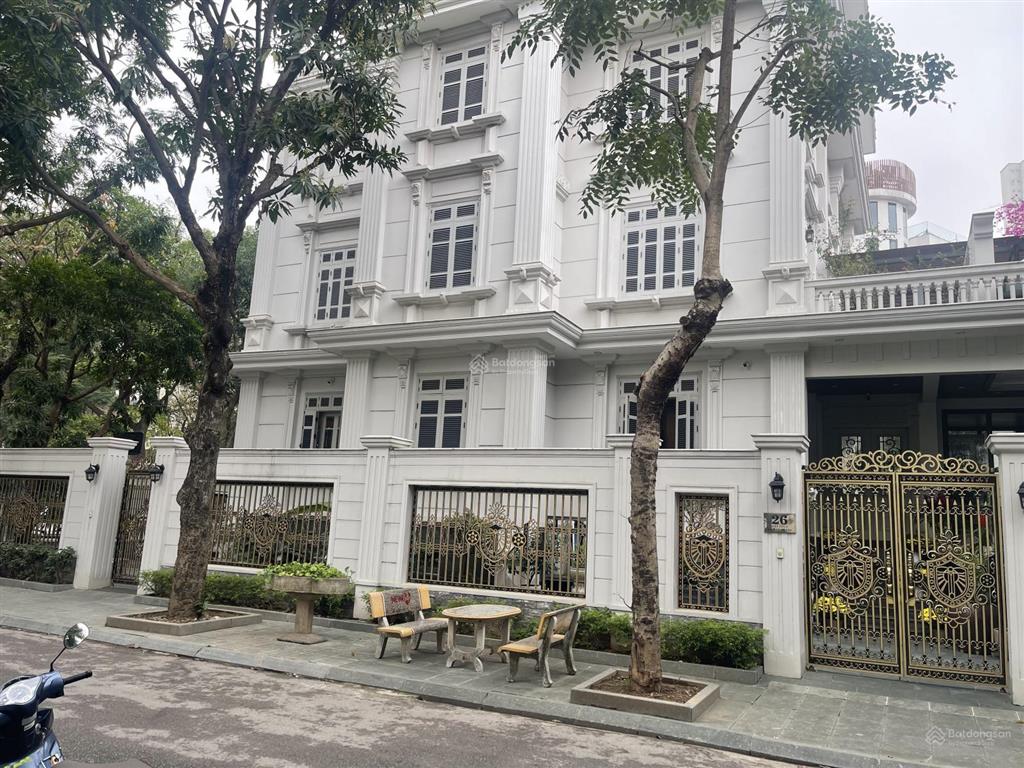 Dinh thự 510m2, mt 25m, vip nhất trong lòng bán đảo linh đàm, nơi các đại gia đang sống