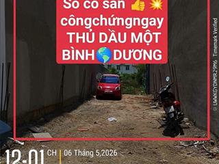 Đất chính chủ định cư nước ngoài cần bán gấp lô đất 120m2, shr, gần bệnh viện hoàn mỹ, thủ dầu một