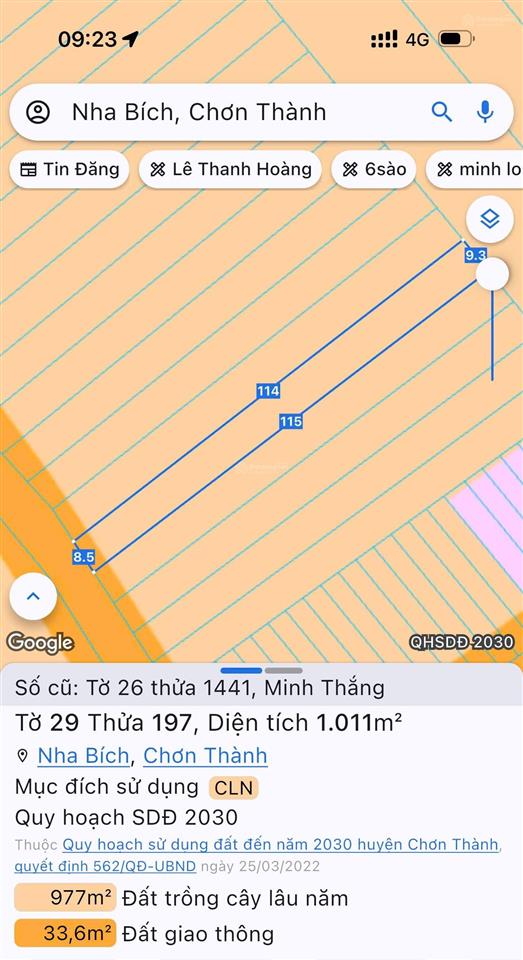 Chính chủ ra nhanh lô đất 1011m2 shr, ngay trường tiểu học minh thắng, đồng nai mới