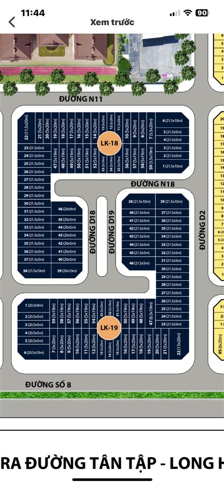 Cần bán lô đất kdc long hậu nam sài gòn. dt 5m x 20m, vị trí đẹp. giá 2,4 tỷ thương lượng.