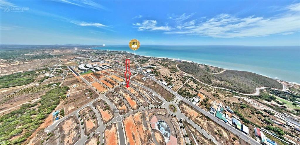 Đất biển hướng nam b348 queen pearl view biển trực diện, dãy 2 trục nguyễn thông