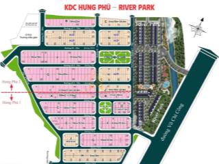 Bán đất khu nhà ở hưng phú đường liên phường, giá rẻ nhất dự án chỉ 91tr/m2