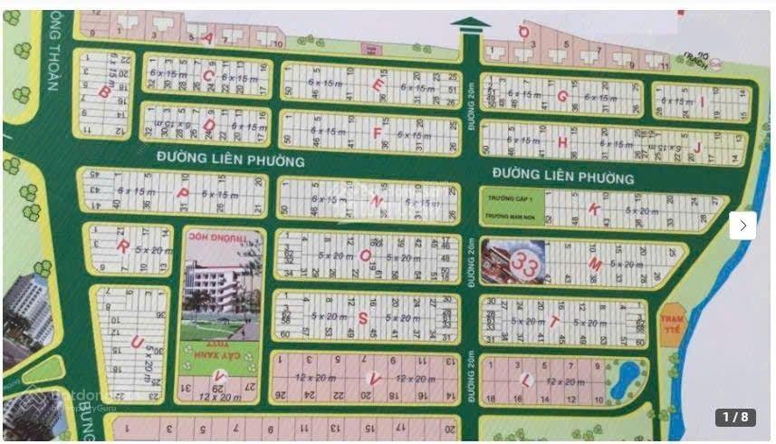Cần bán đất kdc sở văn hóa thông tin, dt 5x20m giá chỉ 7,2 tỷ  sổ hồng riêng