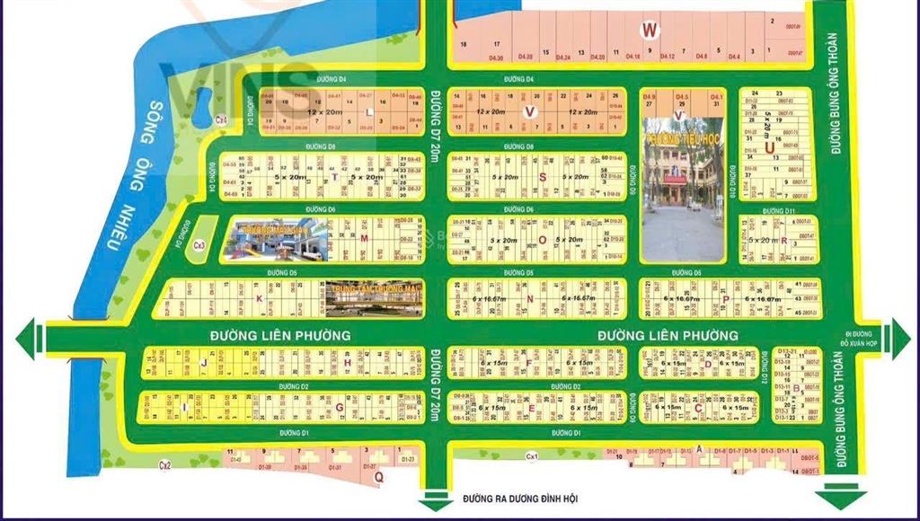Siêu phẩm mặt tiền đường bưng ông thoàn, dt 5x28,4m (141,9m2) giá chỉ 96tr/m2