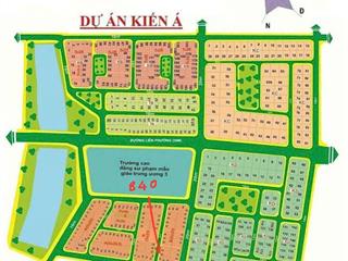 Bán đất mt d6 kdc kiến á nền 16x20m, sổ hồng riêng, chỉ 77 tr/m2