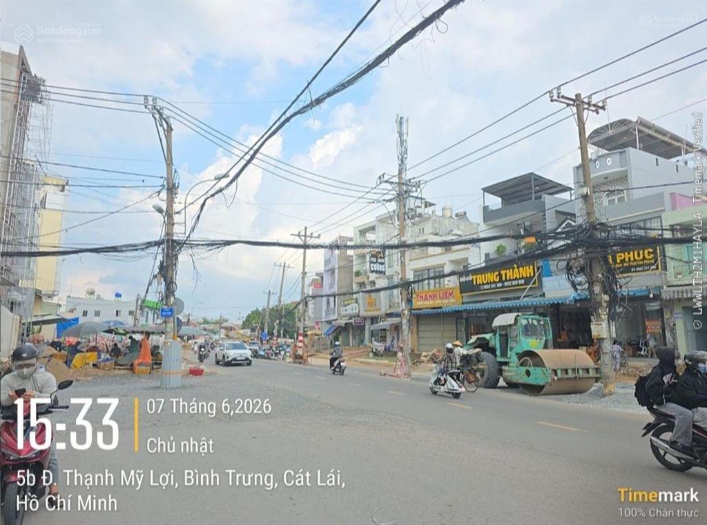 Bán nhà c4 mặt tiền thạnh mỹ lợi chỉ 98tr/m2 (5 x 27,6)