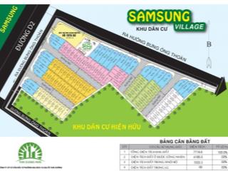 Không có lô thứ 2 bán đất kdc samsung village 63,5 m2 giá chỉ 4,6 tỷ