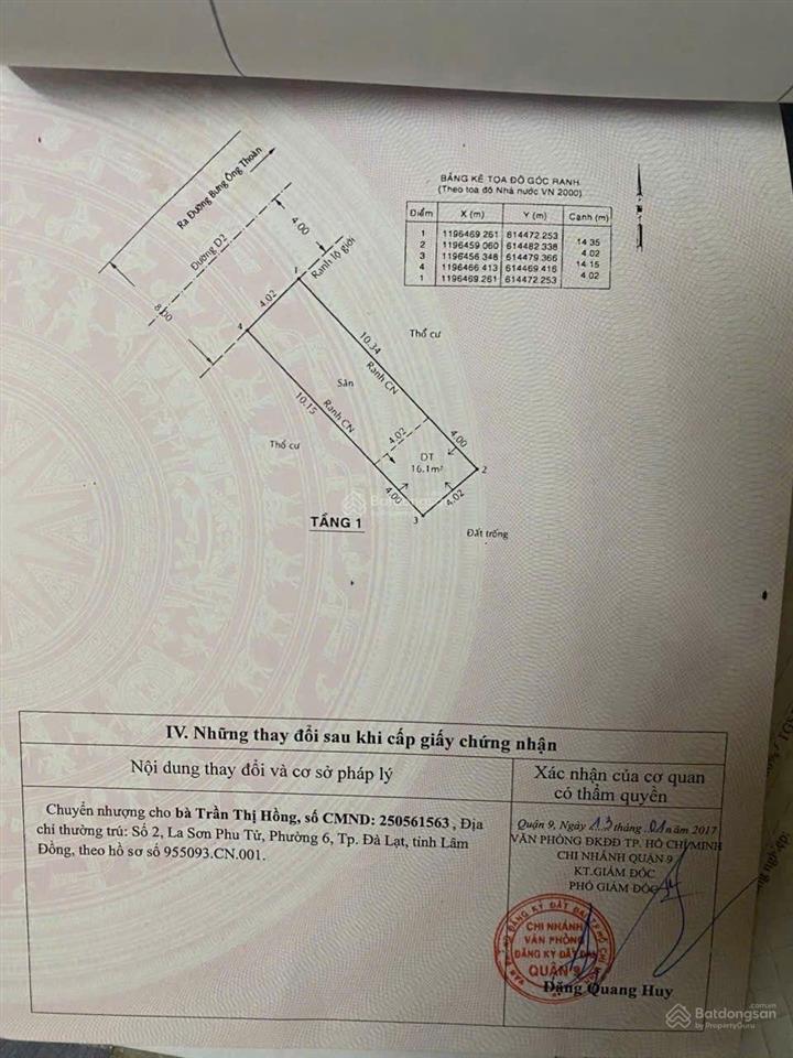 Không có lô thứ 2 bán đất kdc samsung village 57m2 giá chỉ 4,3 tỷ