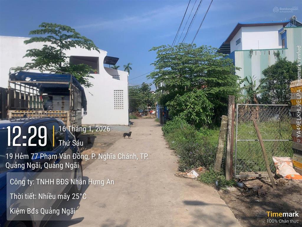 Bán mảnh vườn 408.9mv, có 200mv thổ cư ngay quảng trường tỉnh quảng ngãi, giá 8.4 triệu/mv tlcc