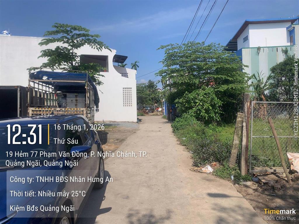 Bán mảnh vườn 408.9mv, có 200mv thổ cư ngay quảng trường tỉnh quảng ngãi, giá 8.4 triệu/mv tlcc